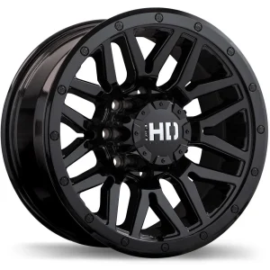 Fast HD – Menace – Black – 17″x8″ 15mm – All weather Wheels – F240-1780-82BN+15C211